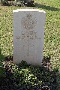 Ismailia War Memorial Cemetery - Kimber, Alan Anthony